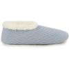 imageSnoozies Corduroy Slippers for Women with Memory Foam Insole SherpaLined Slipper Socks for Women NonSkidAshley Blue