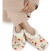 imageSnoozies Corduroy Slippers for Women with Memory Foam Insole SherpaLined Slipper Socks for Women NonSkidCream
