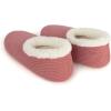 imageSnoozies Corduroy Slippers for Women with Memory Foam Insole SherpaLined Slipper Socks for Women NonSkidDesert Rose