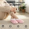 imageSnoozies Faux Fur Polka Dots Slippers for Women Indoor Soft SherpaLined House Slippers Cute House Shoes for WomenLt Pink