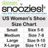 imageSnoozies Skinnies slipper socks for Women  NonSlip Lightweight Soft Sherpa Lining Foldable TravelDino