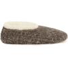 imageSnoozies Teddy Bear Faux Fur House Slippers for Women with Memory Foam Insole SherpaLined Slipper Socks NonSkidDark Grey