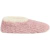 imageSnoozies Teddy Bear Faux Fur House Slippers for Women with Memory Foam Insole SherpaLined Slipper Socks NonSkidLight Pink