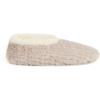 imageSnoozies Teddy Bear Faux Fur House Slippers for Women with Memory Foam Insole SherpaLined Slipper Socks NonSkidOatmeal