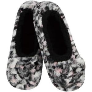 imageSnoozies Ballerina Slippers for Women with Bow  Cute Slipper Socks for Women Indoor  Non Skid Sole and Soft Sherpa LiningPink 2