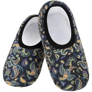 imageSnoozies Skinnies slipper socks for Women  NonSlip Lightweight Soft Sherpa Lining Foldable TravelPurple