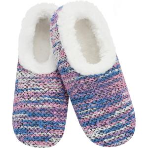 imageSnoozies Womens Slipper Socks  Slippers for Women  Fuzzy House SlippersPinkBlue 1