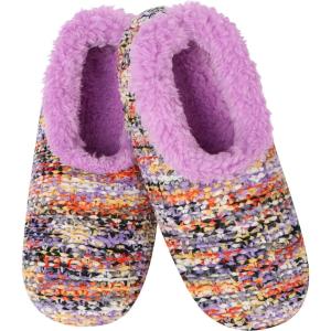 imageSnoozies Womens Slipper Socks  Slippers for Women  Fuzzy House SlippersPurple