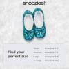 image:imageSnoozies Ballerina Bling Metallic Shine Slippers  Sequin House Shoes for Women  Slipper Socks with Grippers  Cute Indoor FootwearBlue