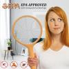 imageEndbug 2 Pack Electric Fly Swatter ampamp Handheld Bug Zapper Racket for Indoor and Outdoor