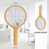 imageEndbug 2 Pack Electric Fly Swatter ampamp Handheld Bug Zapper Racket for Indoor and Outdoor