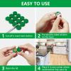 imageEndbug Roach Killer Indoor Infestation Roach Bait Gel Roach Traps Cockroach Killer Indoor Home for Small Large Cockroaches Roach Repellent Get Rid of Roaches Permanently IndoorOutdoor  12PCSGreen 48pcs