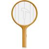 imageEndbug Electric Fly Swatter Racket Hangable Mosquito Zapper 3000V Handheld Bug Zapper Racket Lightweight Large Size BatteryOperated Fly Zapper Racket Wooden Color 2AA Battery Not Included