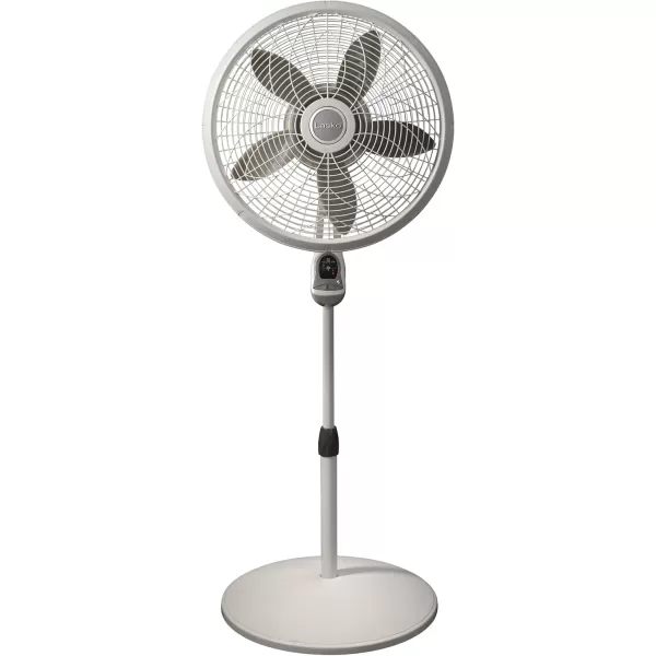 Lasko 12” Utility Fan for Job Site or Home Use, 289 CFM, Pivoting High Velocity Blower Fans, 3 Speeds, 2 Accessory Outlets 120V, Black, U12104