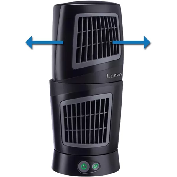 Lasko 12” Utility Fan for Job Site or Home Use, 289 CFM, Pivoting High Velocity Blower Fans, 3 Speeds, 2 Accessory Outlets 120V, Black, U12104