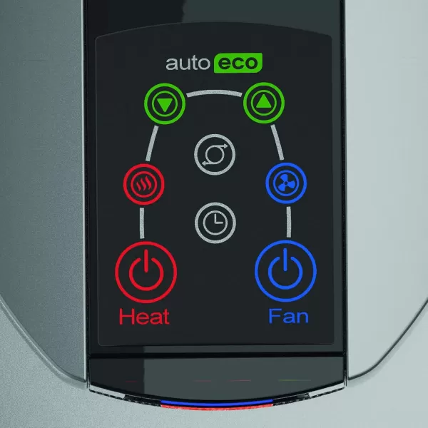 Lasko 1500 Watt 4 Speed Quiet Bladeless Multi Function Remote Control Comfort Control Tower Fan and Space Heater with 3 Heat Settings, White