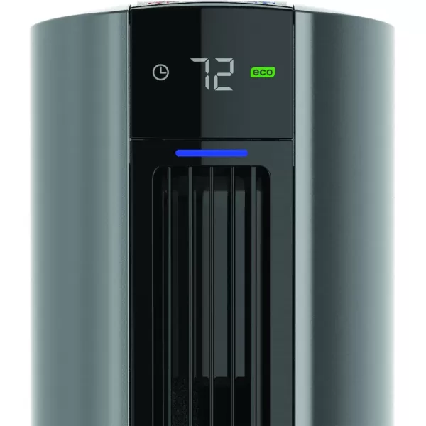 Lasko 1500 Watt 4 Speed Quiet Bladeless Multi Function Remote Control Comfort Control Tower Fan and Space Heater with 3 Heat Settings, White