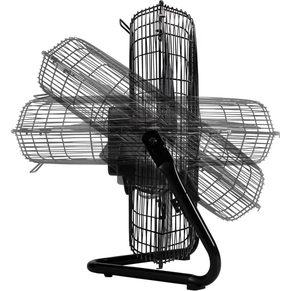 Lasko 20", High-Velocity Commercial Grade QuickMount, Converts from Floor Wall Mount Fan Ideal for Garages, Basements, Gyms, 2264QM, 7 x 22 x 22 inches, Black Silver