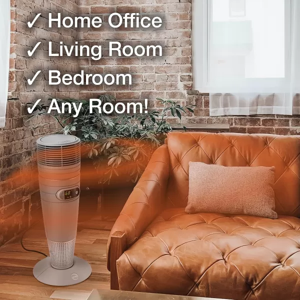 Lasko Heating Space Heater, 25", Grey 6462