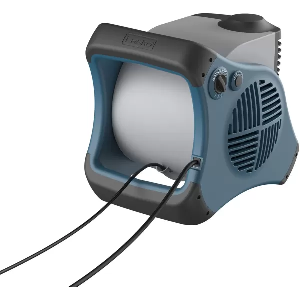 Lasko Misto Outdoor Misting Blower Fan, Ideal for Sports, Camping, Decks &amp; Patios, 3 Speeds, 15", Blue, 7054