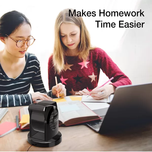 Lasko MyCool D300 Mini USB Desk Fan with 40in. USB Cable and Bonus AC Adapter – Small Quiet Portable Personal 2-Speed Fans for Staying Cool at Home, Work, Office, Dorm, Car, and Travel, White