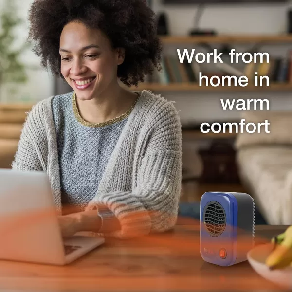 Lasko MyHeat Personal Mini Space Heater for Home with Single Speed, 6 Inches, Black, 200W, 100