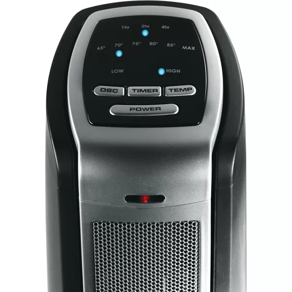 Lasko Oscillating Ceramic Tower Space Heater for Home with Overheat Protection, Timer, 22.5 Inches, Silver, 1500W, 5775, 7.5″L x 7.1″W x 22.75″H