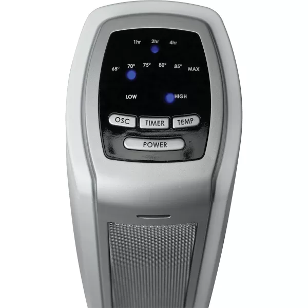 Lasko Oscillating Ceramic Tower Space Heater for Home with Overheat Protection, Timer, 22.5 Inches, Silver, 1500W, 5775, 7.5″L x 7.1″W x 22.75″H