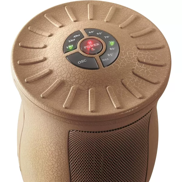 Lasko Oscillating Designer Series Ceramic Space Heater for Home with Adjustable Thermostat, Timer and 2-Speeds, 16 Inches, 1500W, Beige, 6405