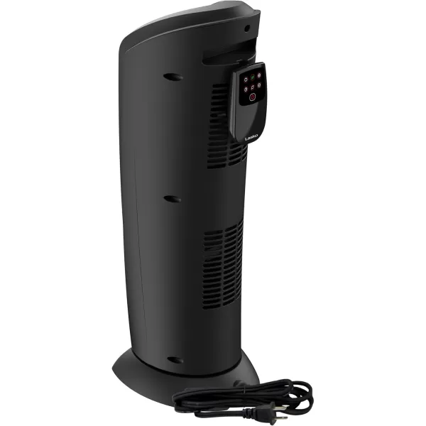 Lasko Oscillating Digital Ceramic Tower Heater for Home with Adjustable Thermostat, Timer and Remote Control, 23 Inches, 1500W, Silver, 755320, 8.5″L x 7.25″W x 23″H, Silver