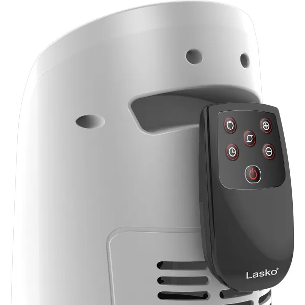 Lasko Oscillating Digital Ceramic Tower Heater for Home with Overheat Protection, Timer and Remote Control, 22.75 Inches, 1500W, White, 5165, Medium