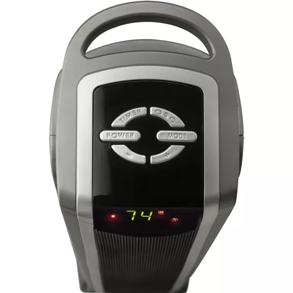 Lasko Oscillating Digital Ceramic Tower Heater for Large Rooms, with Adjustable Thermostat, Timer and Remote Control, 29 Inches, 1500W, Black, 5586