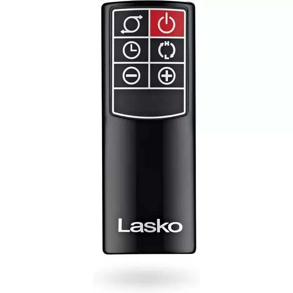 Lasko Oscillating Digital Ceramic Tower Heater for Large Rooms, with Adjustable Thermostat, Timer and Remote Control, 29 Inches, 1500W, Black, 5586