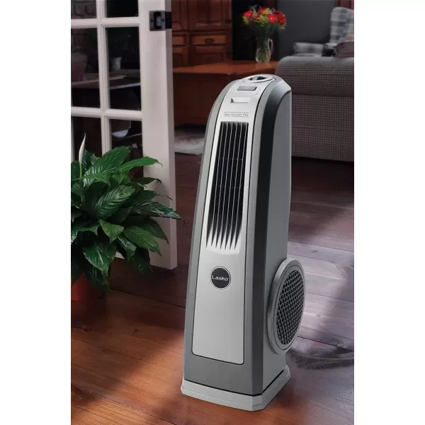 Lasko Oscillating High Velocity Fan, 3 Speeds, Handle, for bedroom, living room and home, 30", Gray, 4924