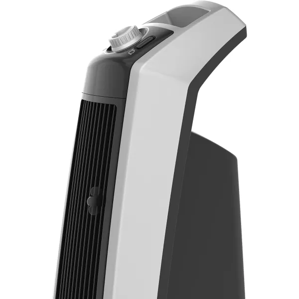 Lasko Oscillating High Velocity Tower Fan, Remote Control, Timer, 3 Powerful Speeds, for Garage, Basement and Gym, 35" Silver and Black, U35115, Large