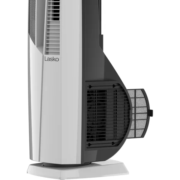 Lasko Oscillating Hybrid Fan and Space Heater for Home, All Season High Velocity Hybrid with Tip-Over Switch, Remote Control, Timer and Thermostat, 37.5 Inches, White, 1500W, FHV820