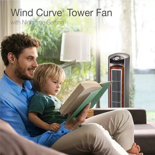 Lasko Oscillating Pedestal Fan, Adjustable Height, 3 Quiet Speeds, Timer, Remote Control for Bedroom, Living Room, Home Office and College Dorm Room, 52", Silver and Gray, 2535