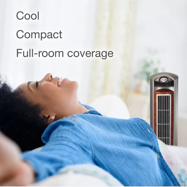 Lasko Oscillating Pedestal Fan, Adjustable Height, 3 Quiet Speeds, Timer, Remote Control for Bedroom, Living Room, Home Office and College Dorm Room, 52", Silver and Gray, 2535