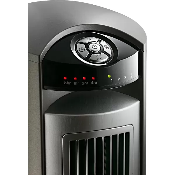 Lasko Oscillating Tower Fan, Quiet Fans with Remote, for Bedroom, Living Room, Office, Tower Fan with Remote, 3-Speed Timer, 42”, Silver T42951