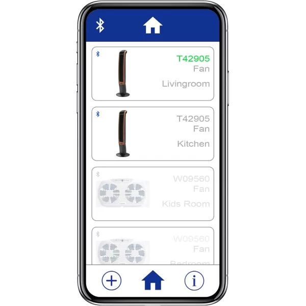 Lasko Oscillating Wind Curve Tower Fan, Bluetooth Technology, 3 Quiet Speeds, for Bedroom, Living Room &amp; Office, 42", Woodgrain, T42905