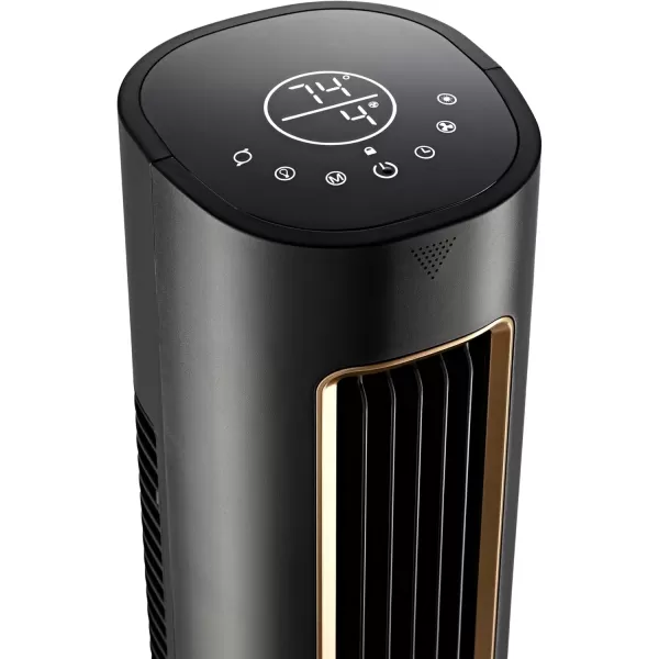 Lasko Pinnacle 40” Tower Fans for Home, 32 ft/s Airflow, Quiet 24dB on Low, 90° Oscillation, 24 Hour Timer, DC Motor, Air Filter for Hair &amp; Dust, Night Light, Remote, DST100