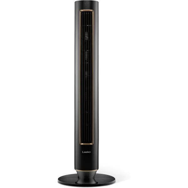Lasko Pinnacle 40” Tower Fans for Home, 32 ft/s Airflow, Quiet 24dB on Low, 90° Oscillation, 24 Hour Timer, DC Motor, Air Filter for Hair &amp; Dust, Night Light, Remote, DST100
