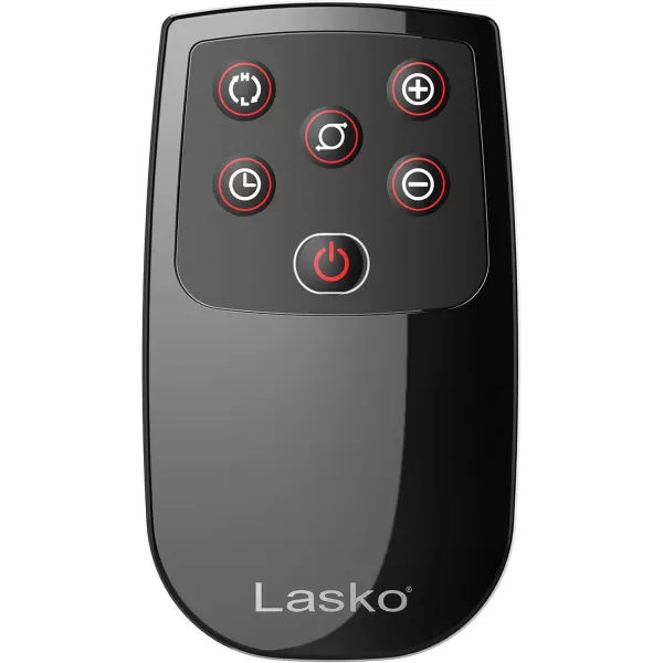 Lasko Portable Electric 1500 Watt Room Oscillating Ceramic Tower Space Heater with Remote, Adjustable Thermostat, Digital Controls, and Timer, Black