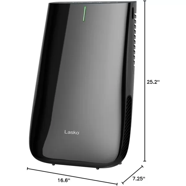 Lasko Pure Platinum HEPA Air Purifier with Remote Control and Auto Clean, Model HF25630
