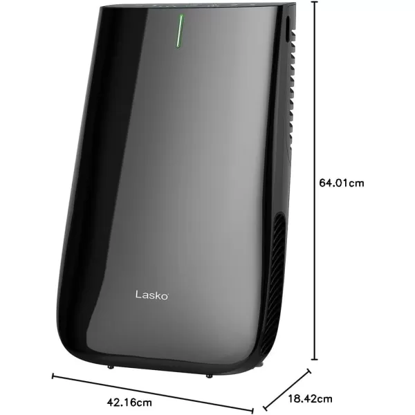 Lasko Pure Platinum HEPA Air Purifier with Remote Control and Auto Clean, Model HF25630