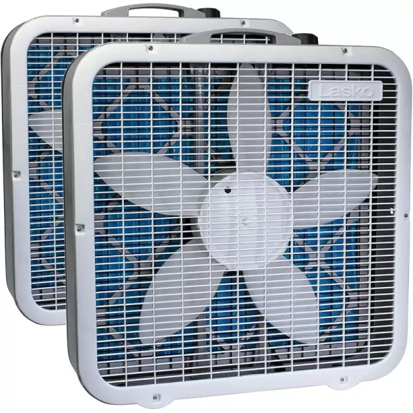 Lasko FF305 Air Flex 2-in-1 20-inch Box Fan and Air Purifier in One with MERV10 Air Purifying Filter for Cleaner Air and a Cooling Breeze