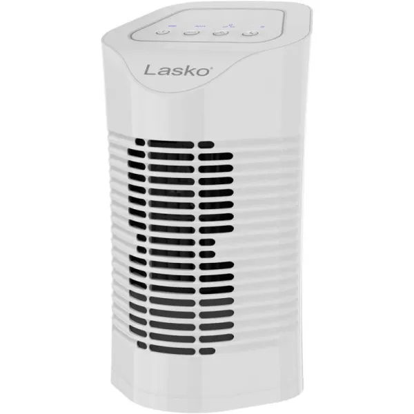 Lasko HF11200 Desktop Air Purifier for Home, Office, Bedroom, Dorm and Small Rooms – 3-Stage Filtration Removes Smoke, Pet Odors, Allergens, Dust and Mold Spores