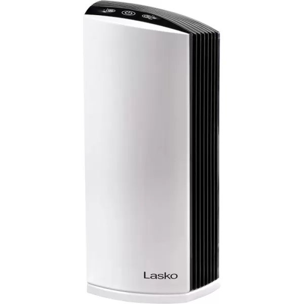 Lasko LP200 HEPA Desktop Air Purifier with Timer for a Cleaner,Fresher Home Environment –2-Stage Filtration Removes Smoke, Odors, Pet Dander, Virus Sized Particles,Pollen, 14.75" x 7.3” x 10.3”, White
