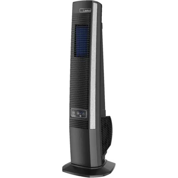 Lasko Outdoor Living Oscillating Tower Fan, for Decks, Patios and Porches, 10 Foot Power Cord, 4 Refreshing Speeds, 42", Grey, YF202