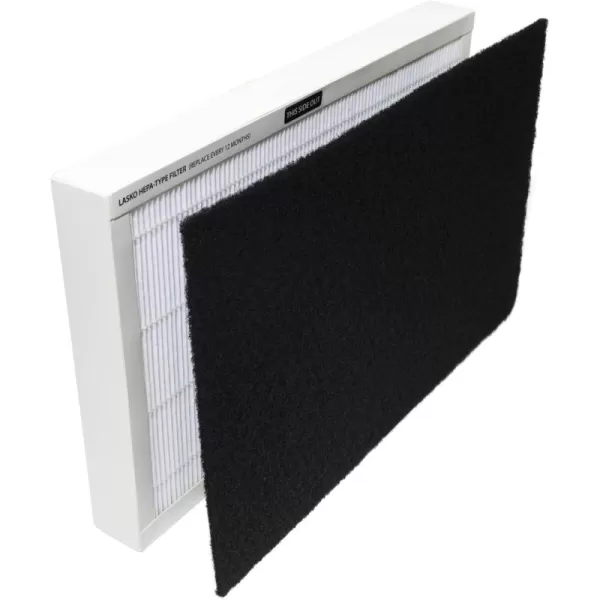 Lasko YY25610 Replacement Filter Pack HF25610 Pure Silver Air Purifier, 1-Year Supply, 16.5"L x 5"W x 25"H, White